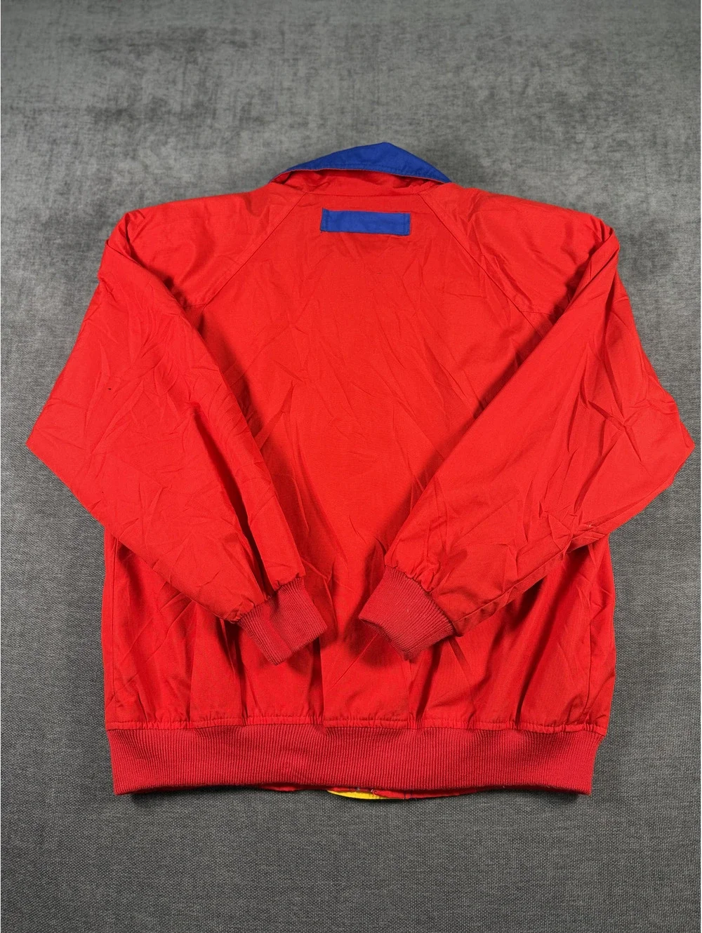 Red and Blue Lightweight Jacket Made in Korea, Size M
